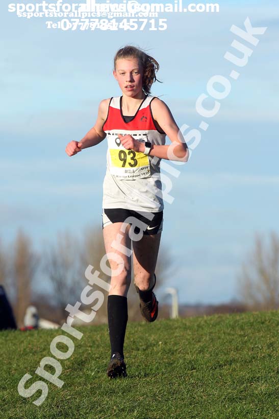 Girls under-15s Davison Shield, 2020 Sherman Cup/Davison Shield, Temple Park, South Shields.  Photo: David T. Hewitson/Sports for All Pics
